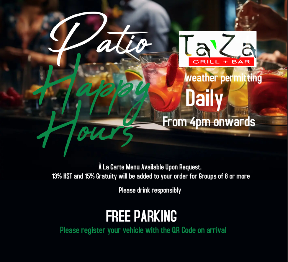 Patio Happy Hours 2024